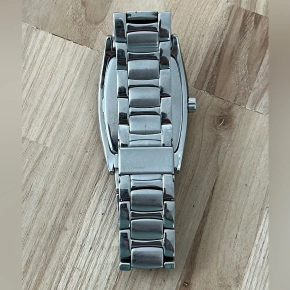 Kenneth Cole Reaction Men’s Watch Blue Rectangular Dial Stainless Steel Bracelet